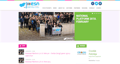 Desktop Screenshot of esn.hu