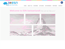 Tablet Screenshot of esn.ch