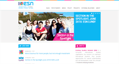 Desktop Screenshot of esn.org