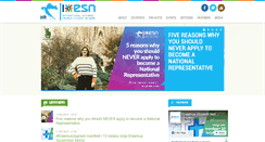 Desktop Screenshot of esn.hr